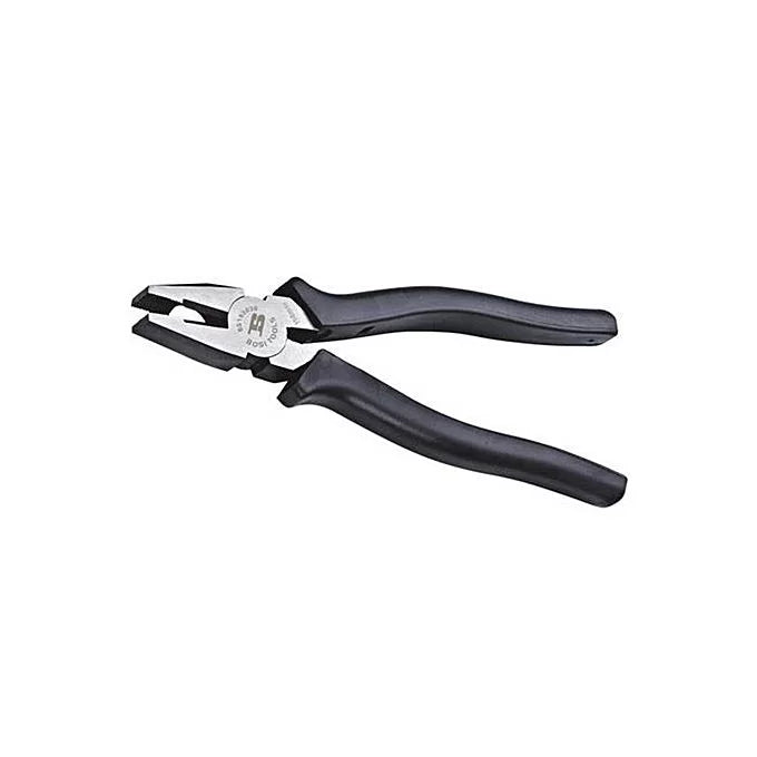 BOSI COMBINATION PLIER 8" (BLACK HANDLE)