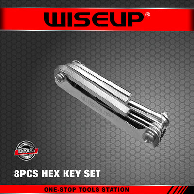 WISEUP FOLDING HEX KEY SET