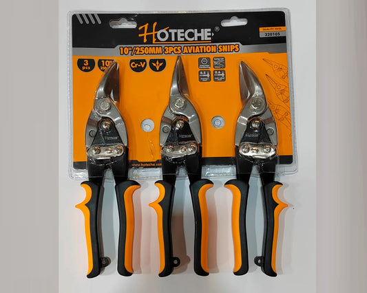 HOTECHE 10''/250mm 3pcs Aviation Snips