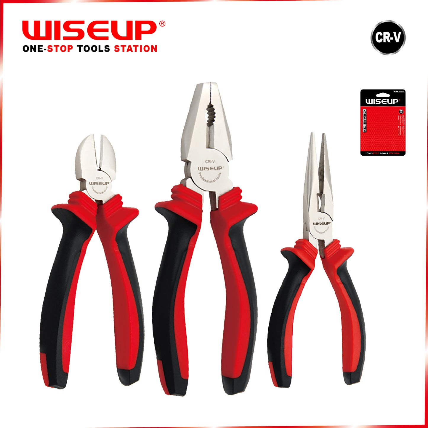 WISEUP 3PCS PLIER SET