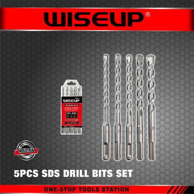 WISEUP DRILL BIT SET HILTI 5 PCS (6x160 - 12x160)