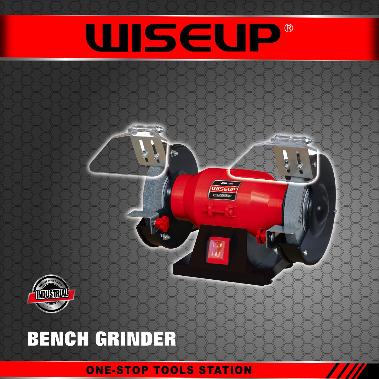 WISEUP BENCH GRINDER 6" 200 W