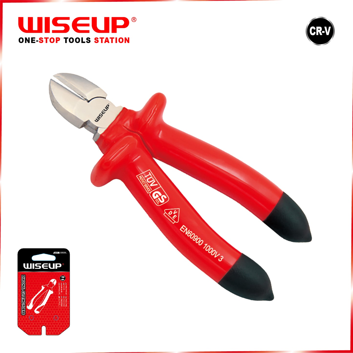 WISEUP CUTTER PLIER 6" BIG HANDLE