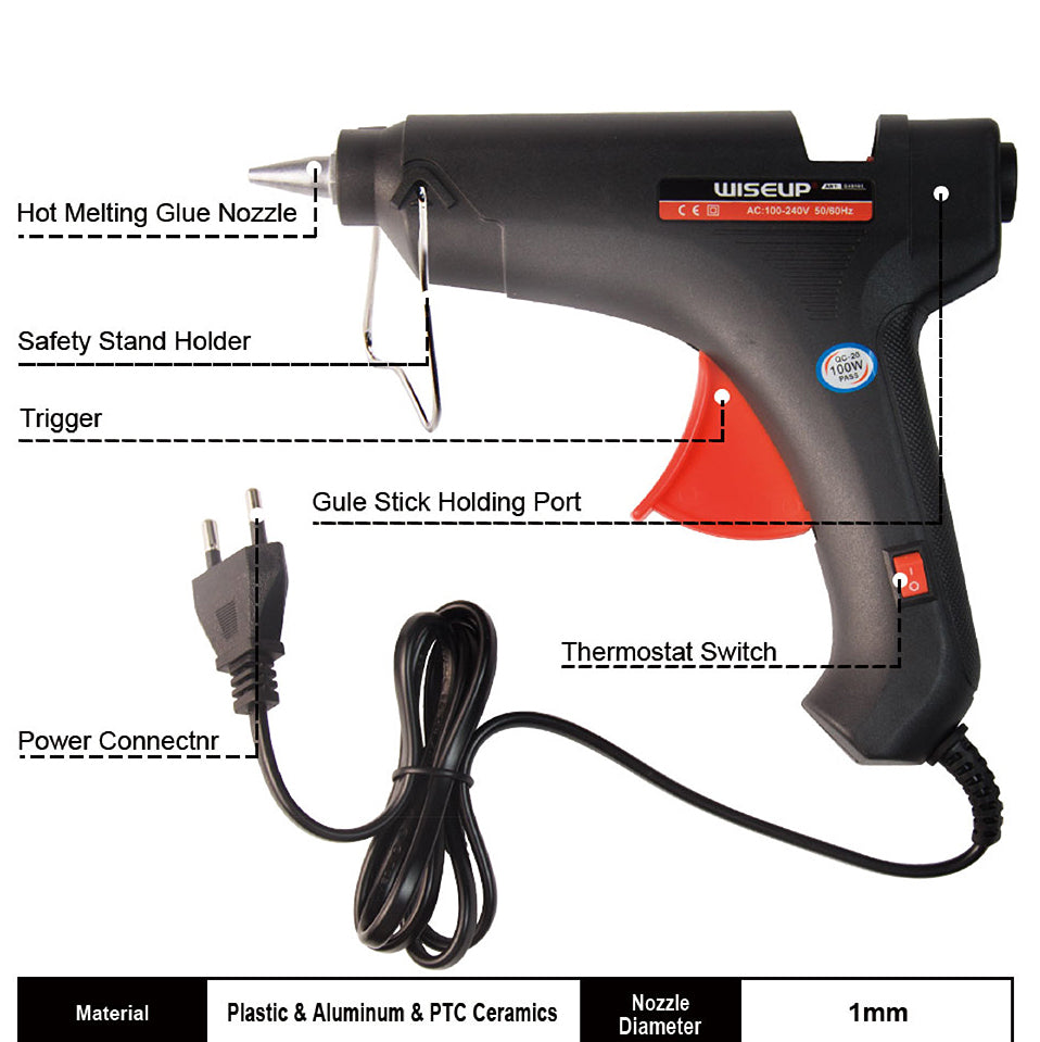 WISEUP GLUE GUN 100 W