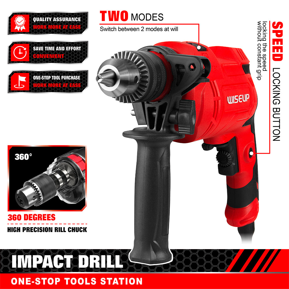 WISEUP DRILL MACHINE 13 MM 710W