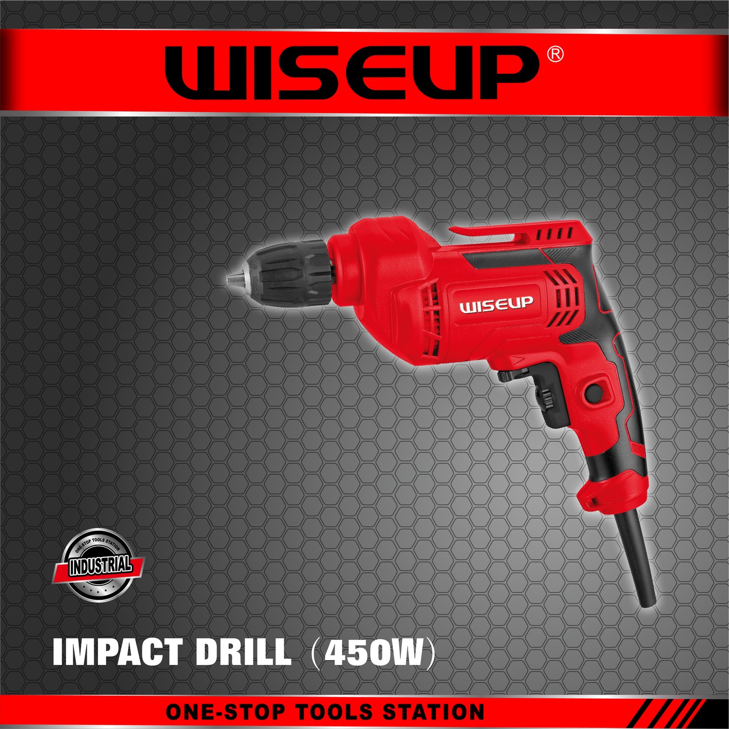 WISEUP DRILL MACHINE 10 MM 450W