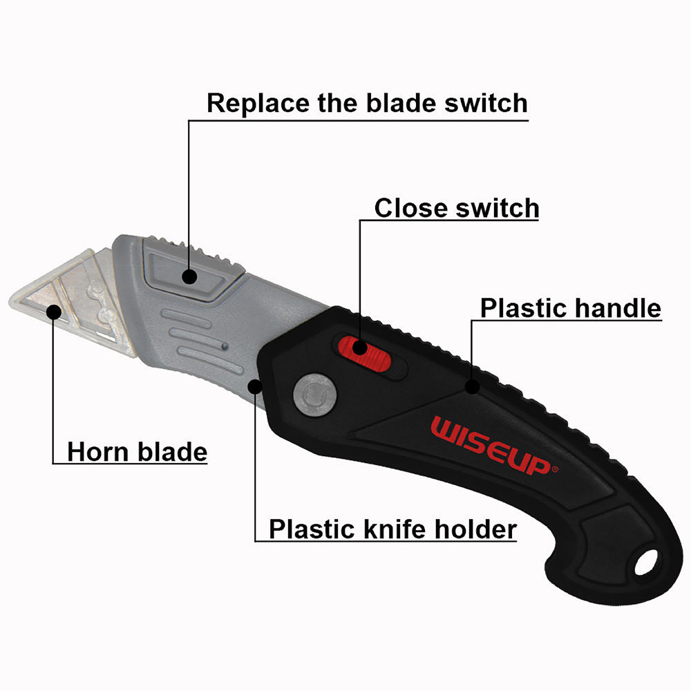 WISEUP UTILITY KNIFE FOLDING