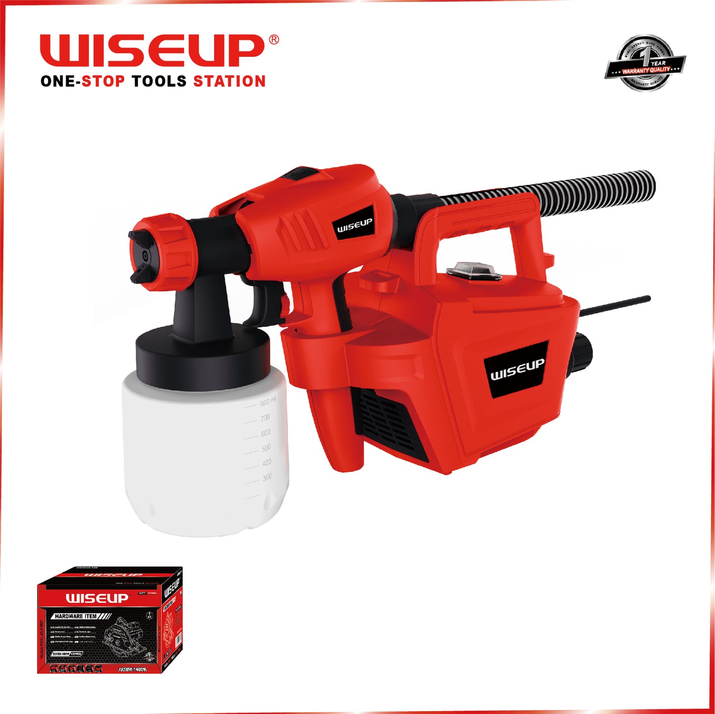 WISEUP ELECTRIC SPRAY GUN 800 ML / 800 W